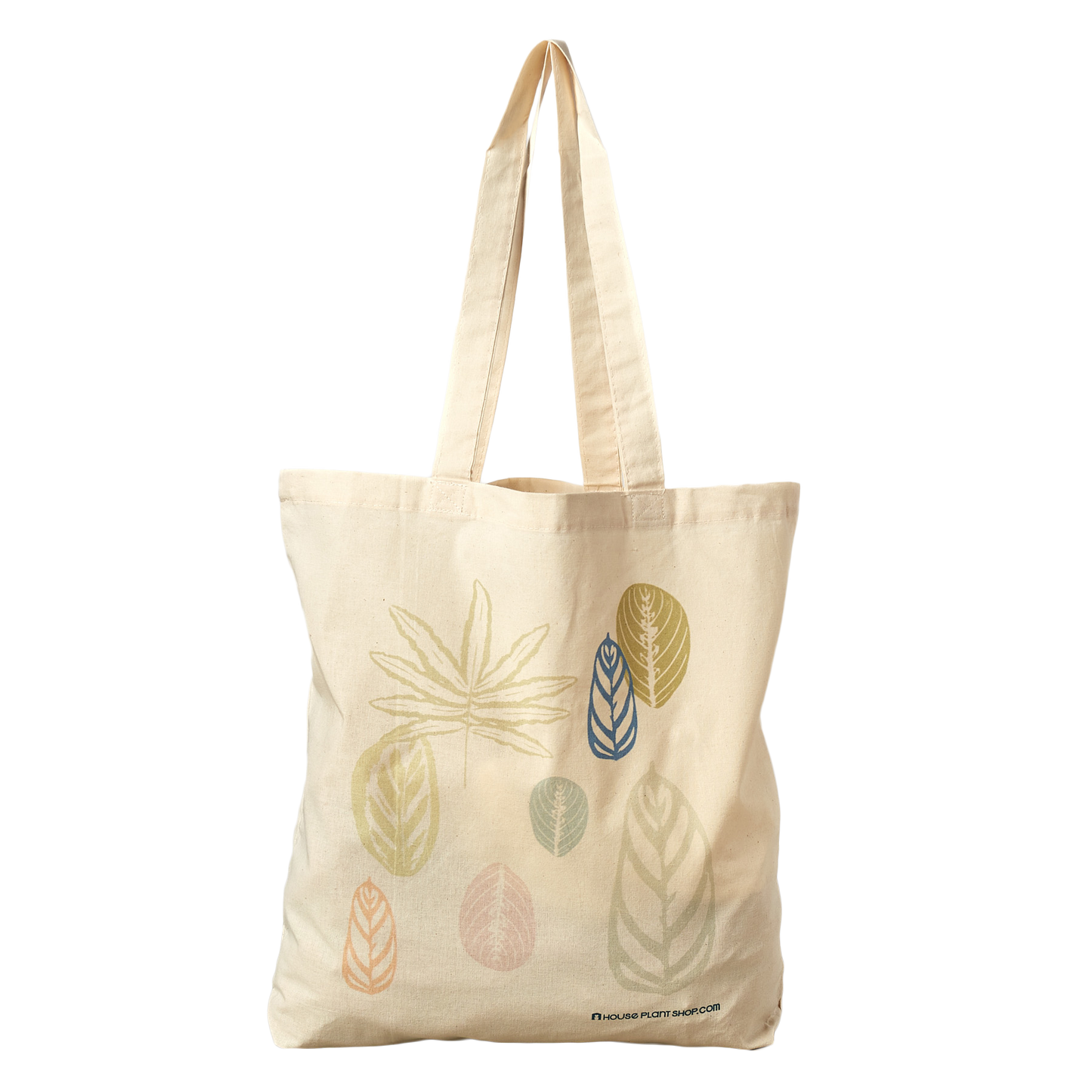 Pastel Leaves Tote Bag - Tote-ally Pastellicious, Durable Cotton Tote with Reinforced Handles