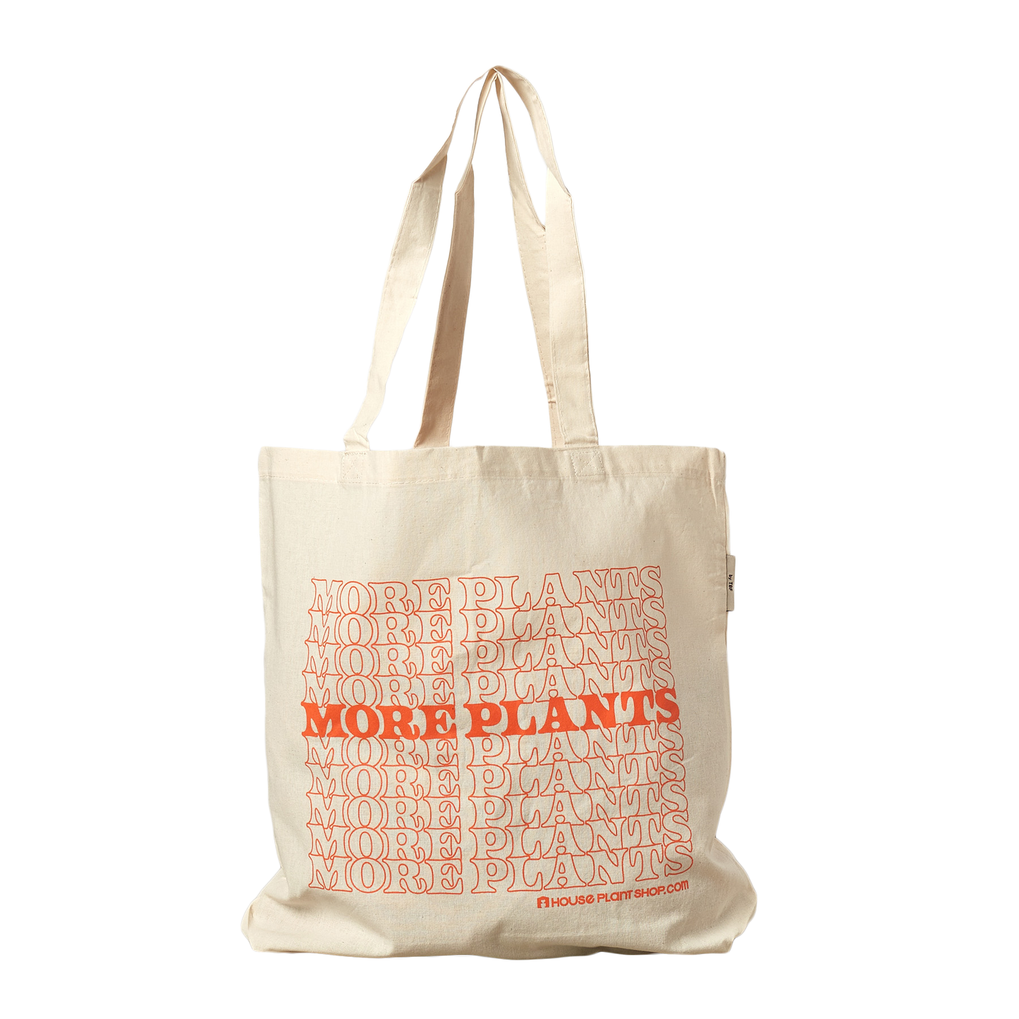 More Plants Tote Bag - Plant Hoarder’s Dream Bag: Durable 100% Cotton with Expandable Bottom Gusset and Long Handles