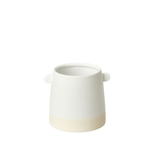 Knob Cylinder Pot - 5 Inch - Knob-tastic Cylinder: Stylish Ceramic Planter